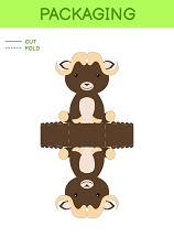 çocuklar için hazır hayvan model maketi şablonu, paper craft model animals